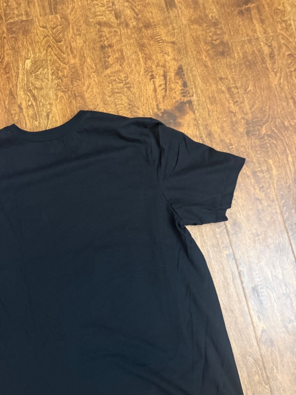 Nike Men’s Black Short Sleeve Tee with Orange Swoosh Multicolor Graphic Size L - Picture 13 of 16